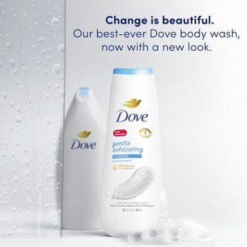 Dove Gentle Exfoliating Body Wash - Sea Minerals, 20 oz