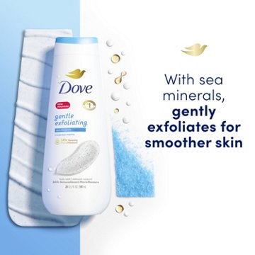 Dove Gentle Exfoliating Body Wash - Sea Minerals, 20 oz