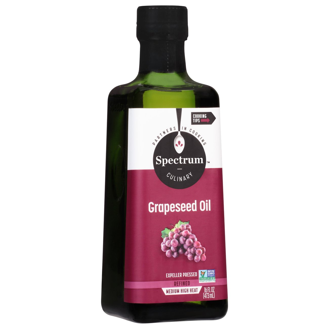 Spectrum Refined Grapeseed Oil Shop Oils at HEB