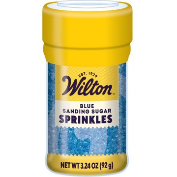 Wilton Sanding Sugar Sprinkles - Blue, 3.25 oz