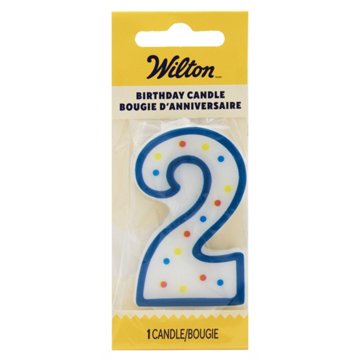 Wilton Numeral 2 Party Candle