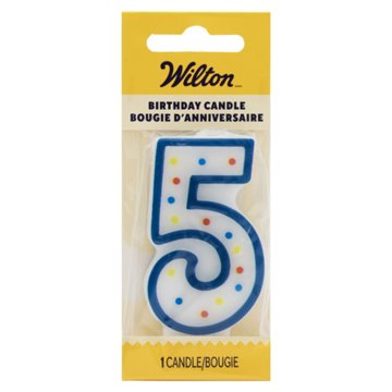 Wilton Numeral 5 Party Candle