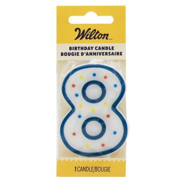 Wilton Numeral 8 Party Candle