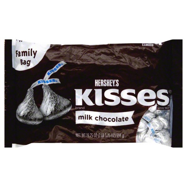 Hershey's Kisses Family Bag Milk Chocolate Shop Candy at HEB