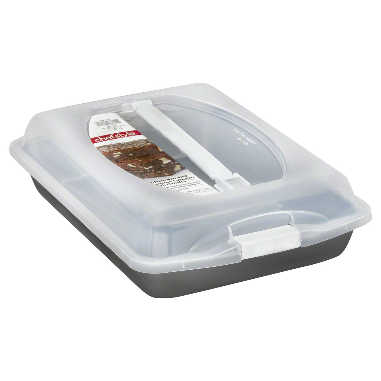 chefstyle 2 Piece Nonstick Covered Cake Pan with Handles Shop