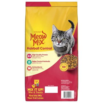 Meow Mix Hairball Control Dry Cat Food for Adult Cat