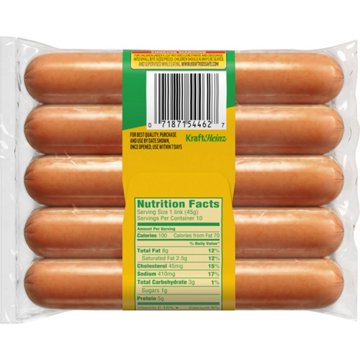Oscar Mayer Turkey Hot Dogs, 10 ct