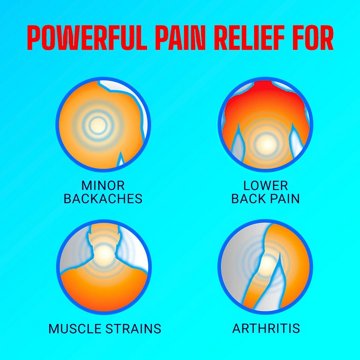 Icy Hot Medicated Topical Analgesic Back Patch, 5 ct