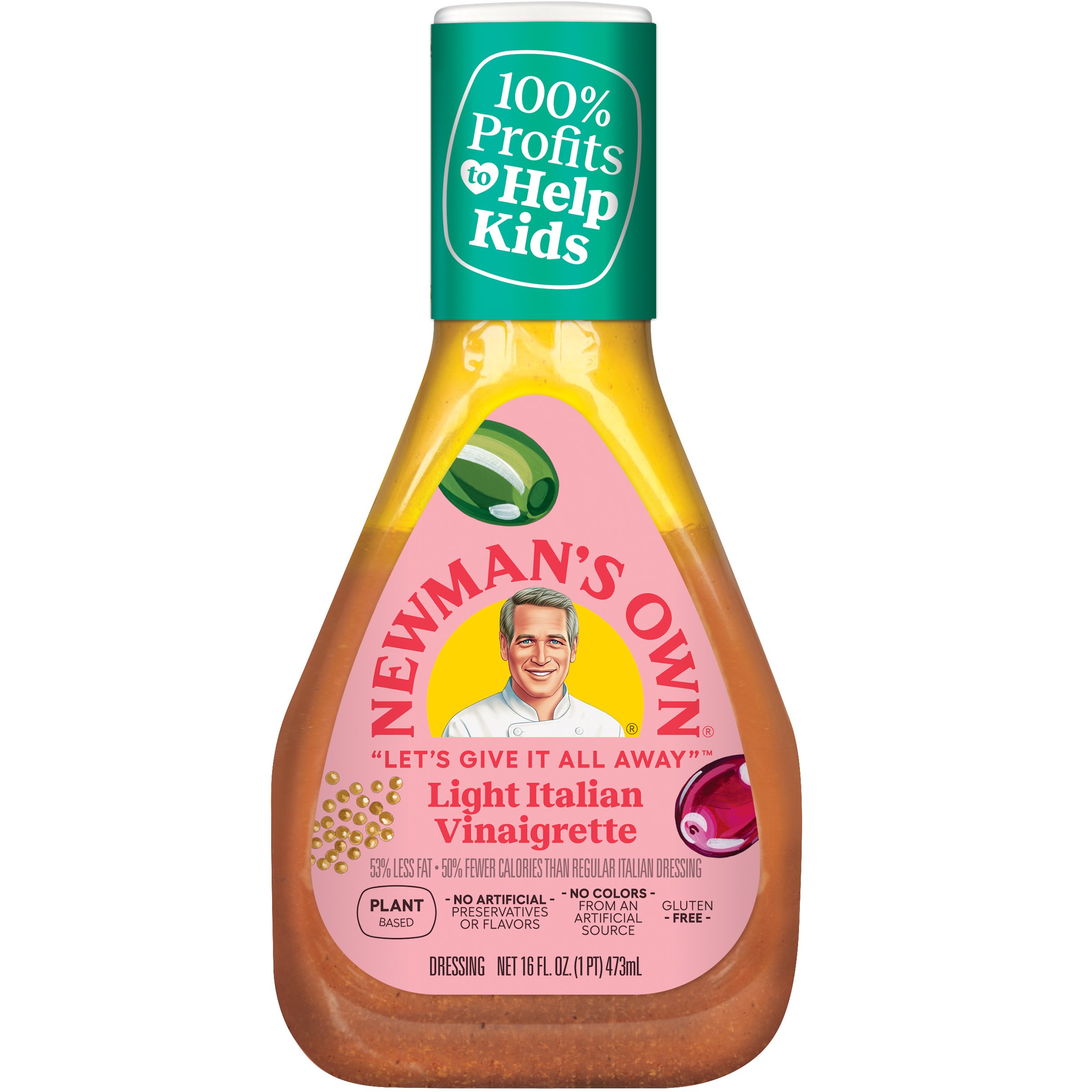 Newman's Own Light Italian Dressing Shop Dressing, Oil & Vinegar at HEB