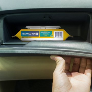 Preparation H Hemorrhoid Wipes with Witch Hazel for Skin Irritation Relief, 48 ct