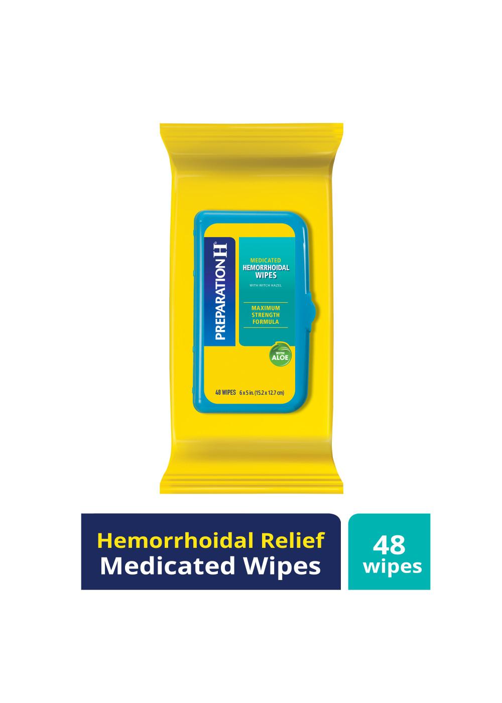 Preparation H Hemorrhoid Wipes with Witch Hazel for Skin Irritation Relief; image 5 of 5