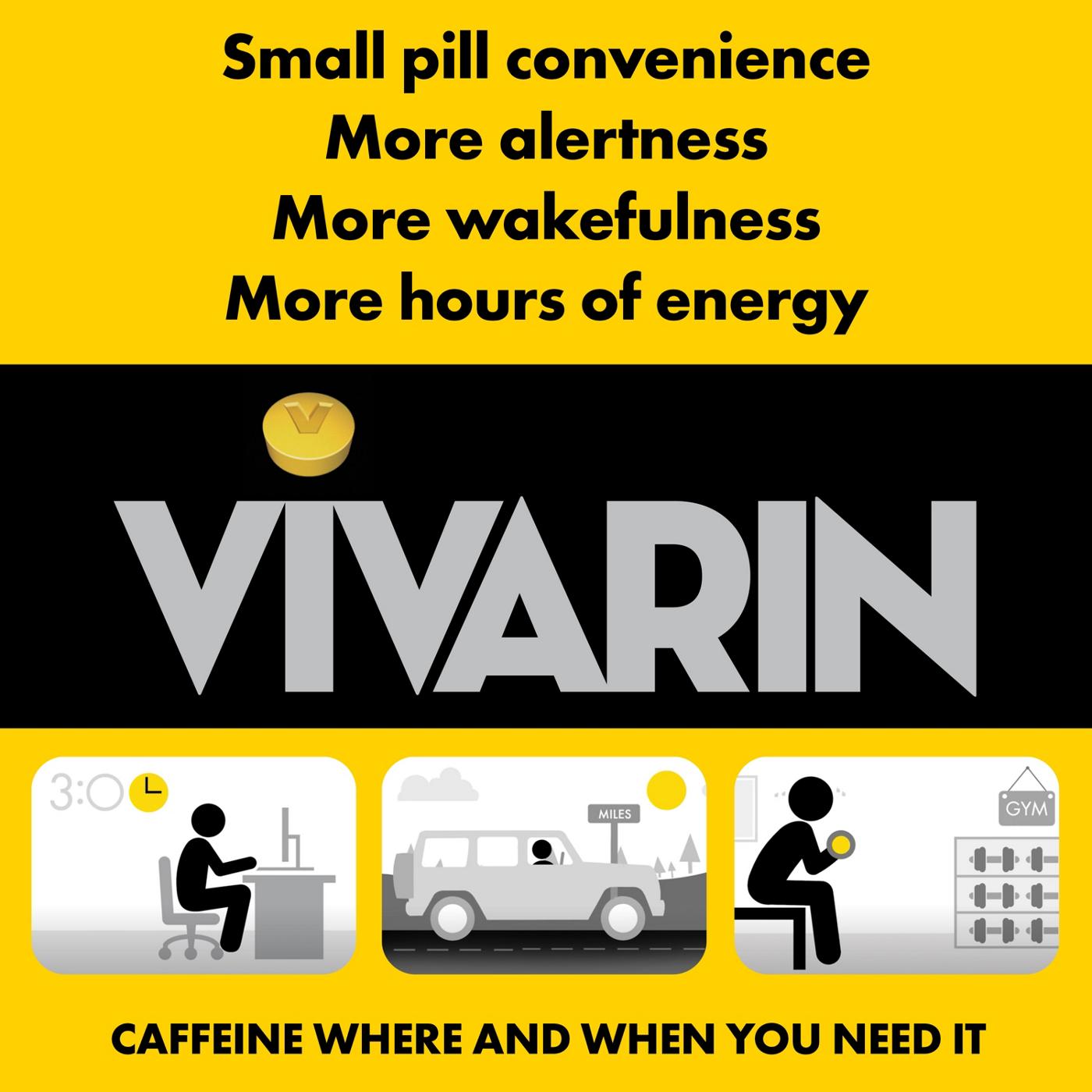 Vivarin Caffeine Alertness Aid Tablets - 200 mg; image 2 of 7