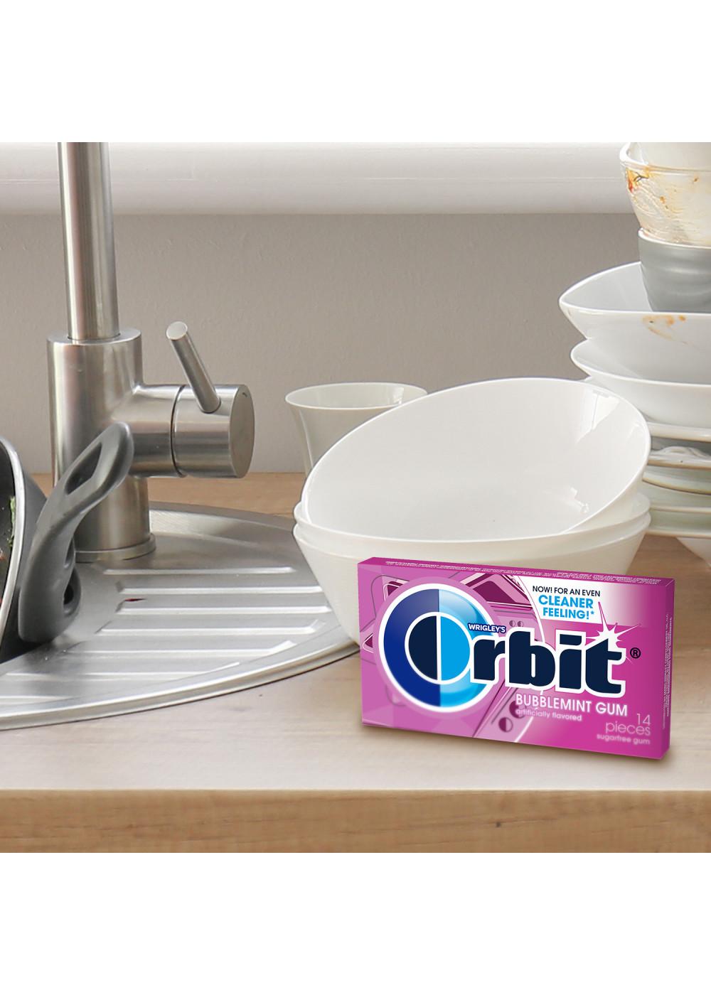 Orbit Bubblemint Sugar Free Chewing Gum, 3 pk; image 6 of 8