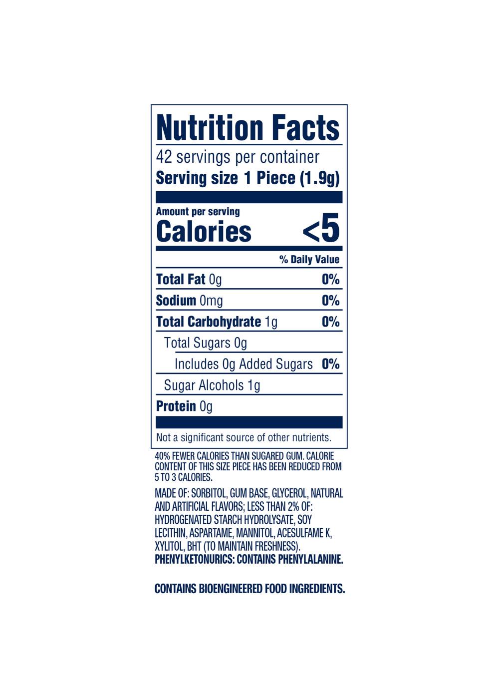 Orbit Bubblemint Sugar Free Chewing Gum, 3 pk; image 7 of 8