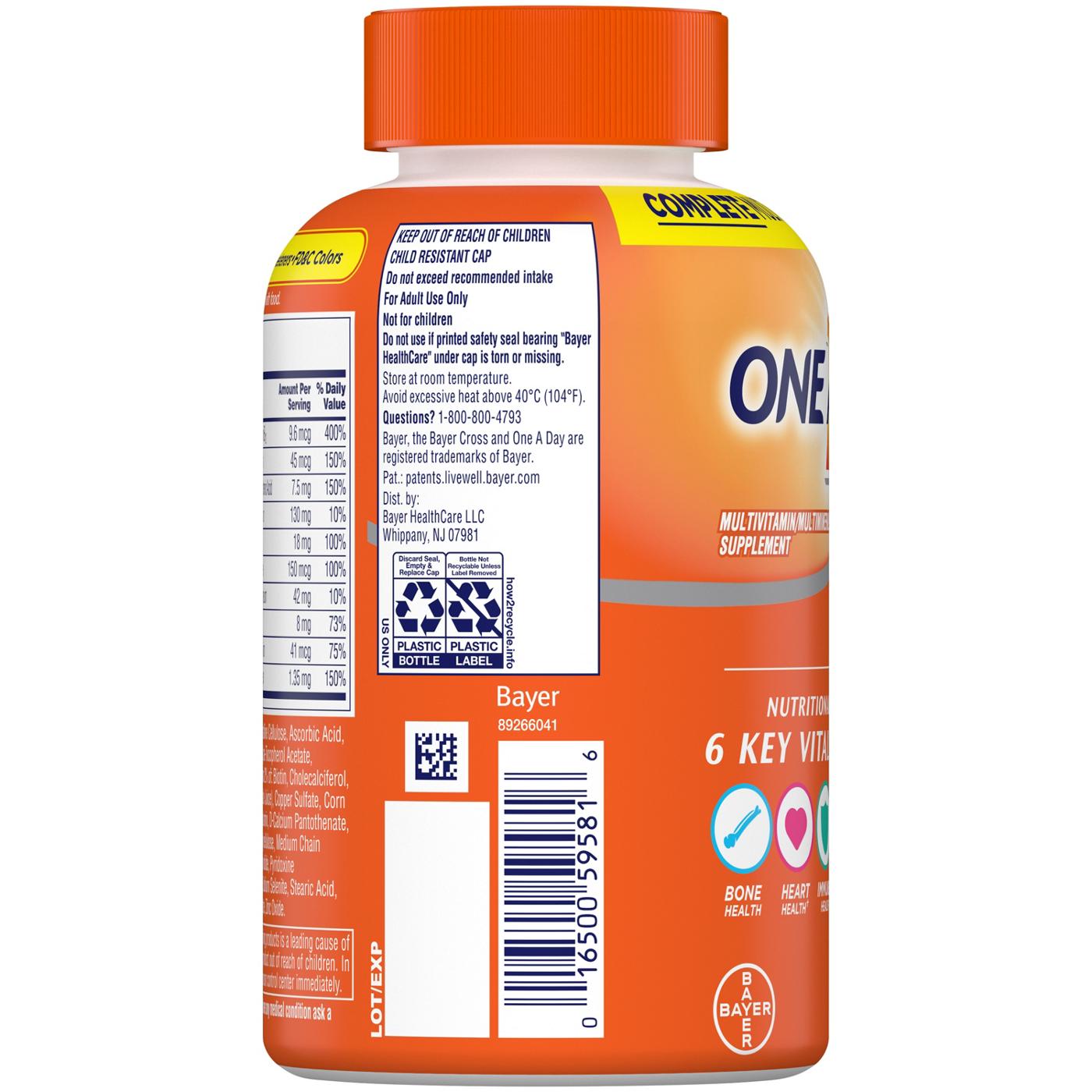 One A Day Women's Multivitamin Tablets; image 2 of 6