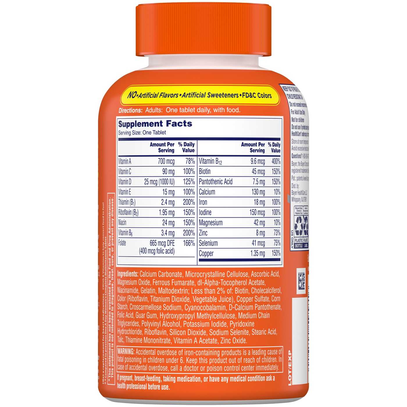 One A Day Women's Multivitamin Tablets; image 2 of 6