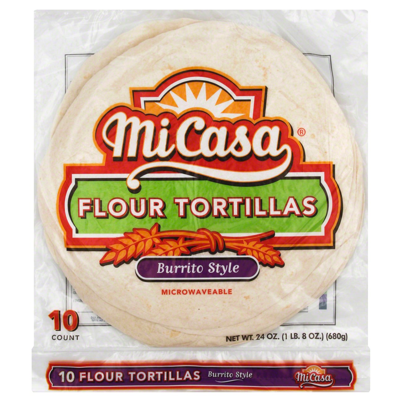 Mi Casa Burrito Style Flour Tortillas Shop Tortillas at HEB