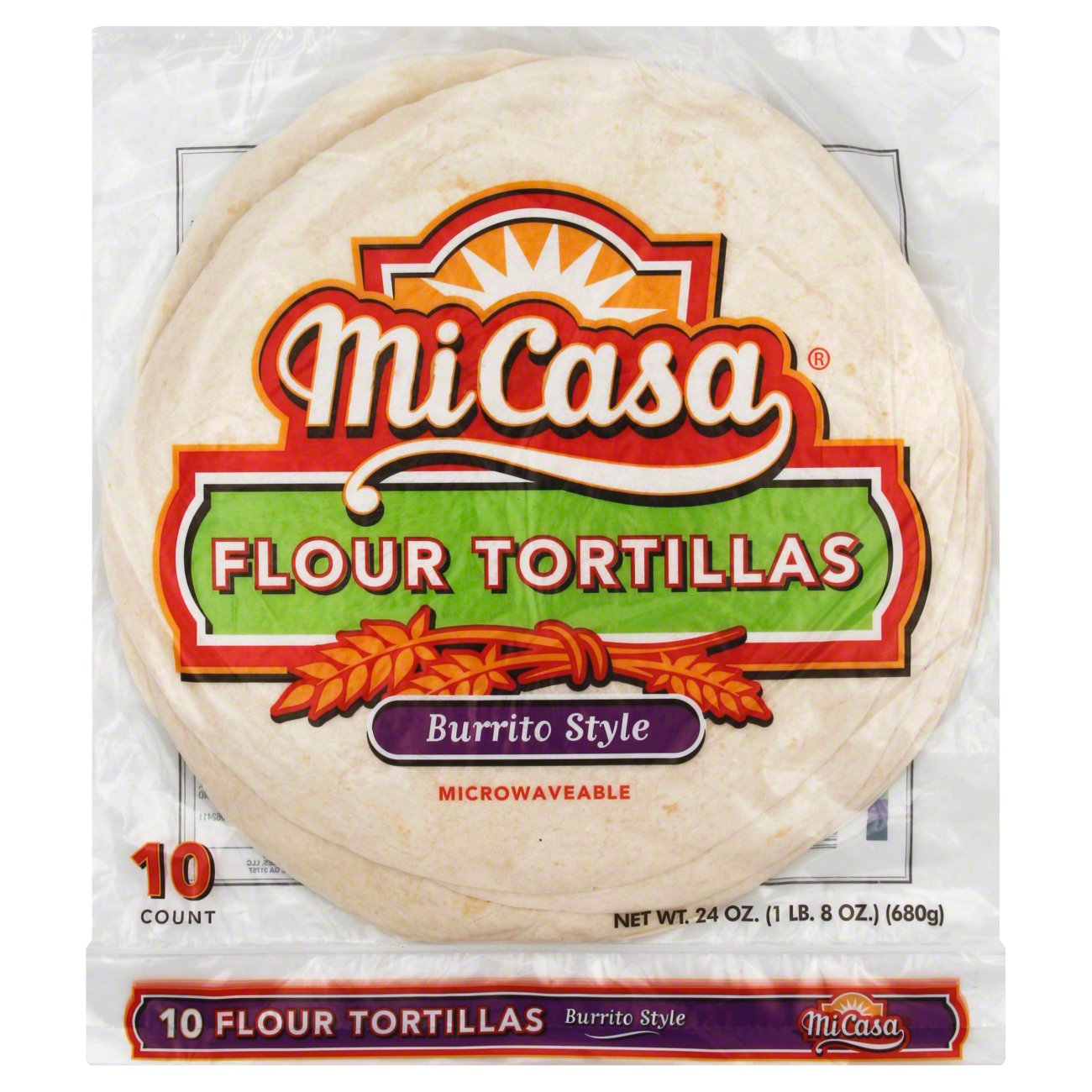 Mi Casa Burrito Style Flour Tortillas - Shop Tortillas At H-E-B