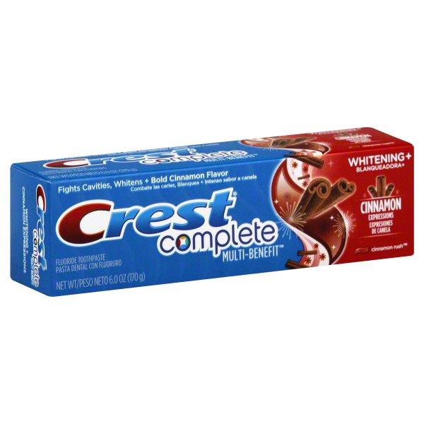 Crest Complete MultiBenefit Whitening + Cinnamon Expressions Fluoride Toothpaste Shop