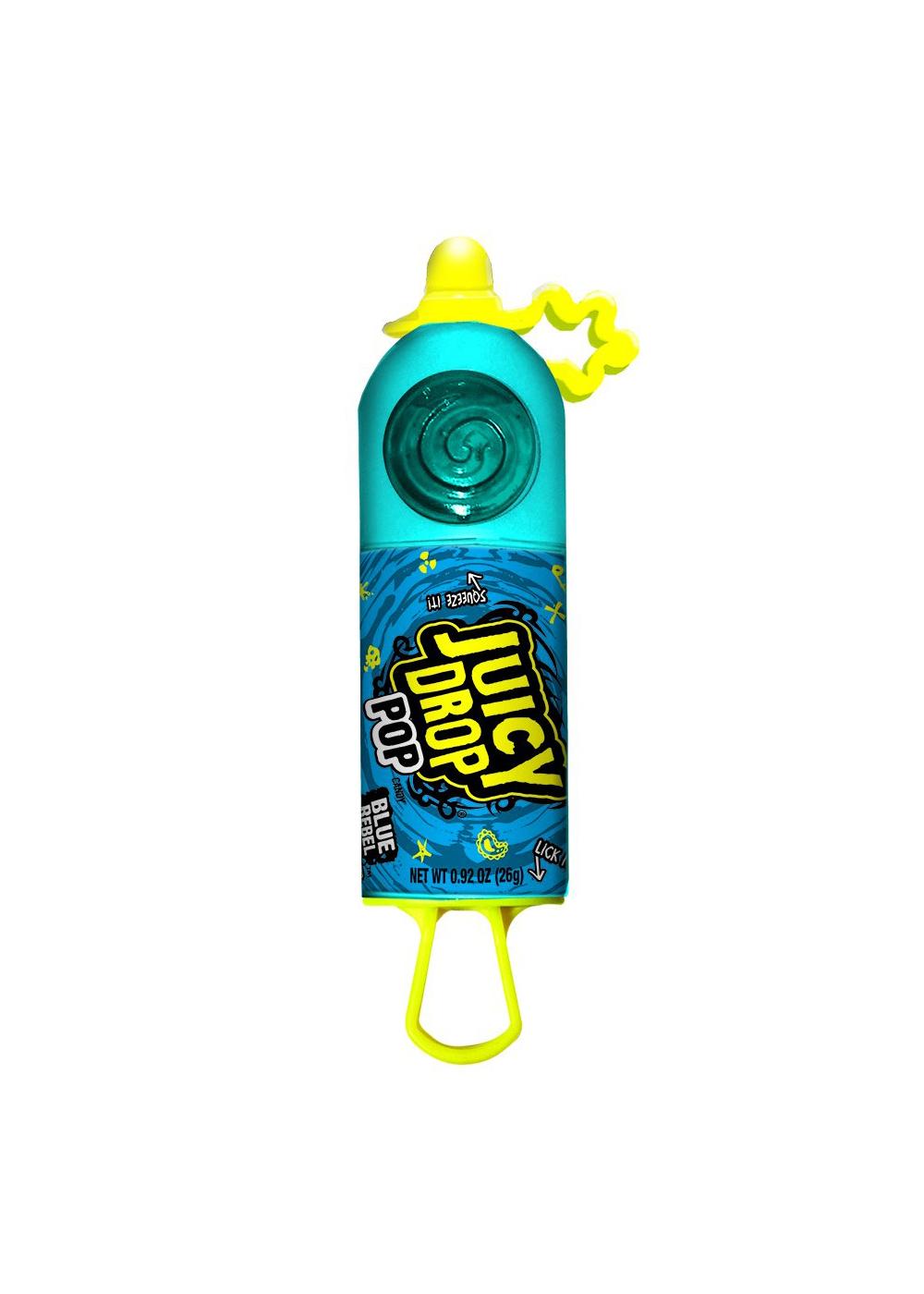 Juicy Drop Sweet Lollipops Candy with Sour Liquid Assorted