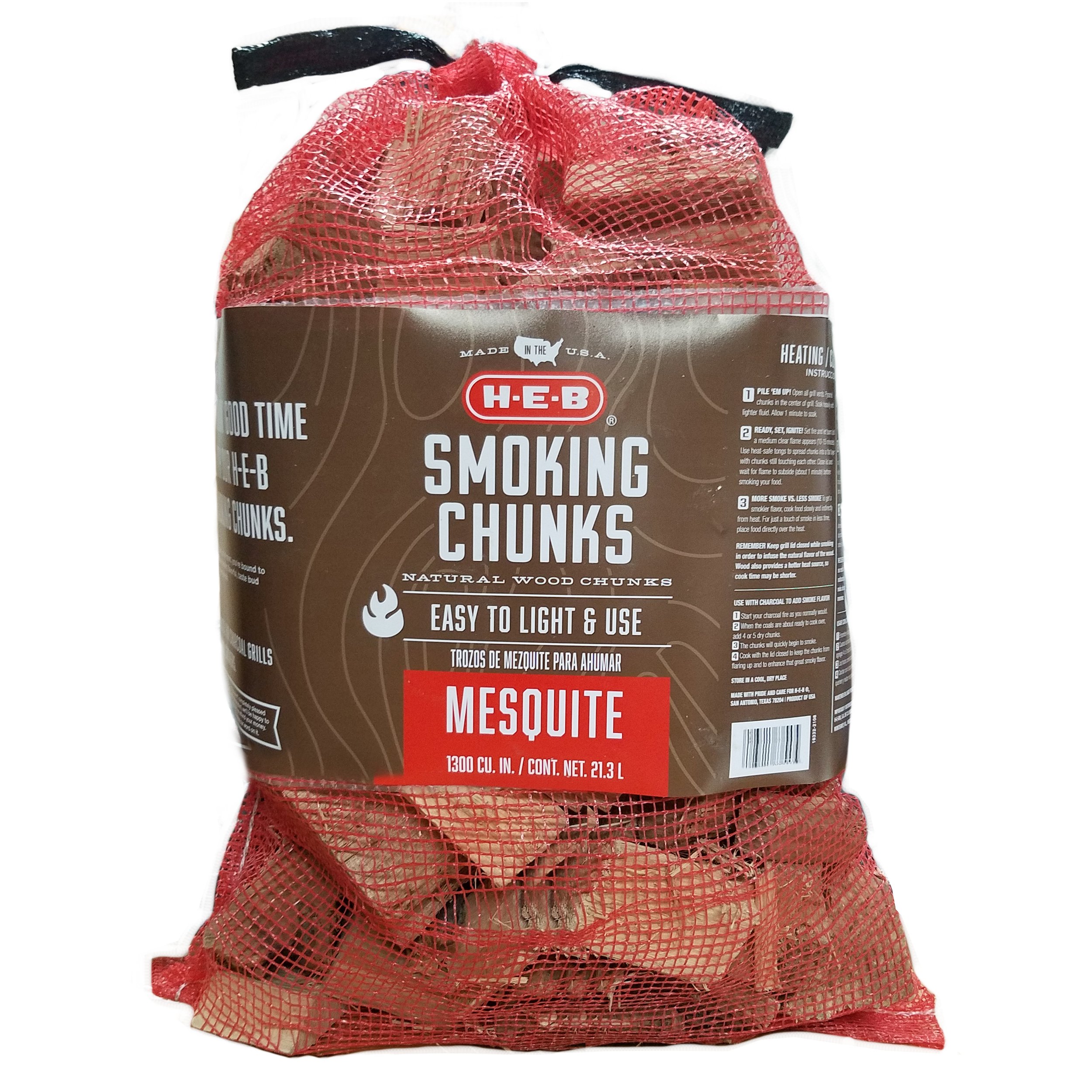 HEB Mesquite Smoking Chunks Shop Charcoal, Wood & Fuel at HEB
