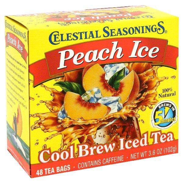 Celestial Seasonings Peach Ice Cool Brew Iced Tea Bags Shop Tea at HEB