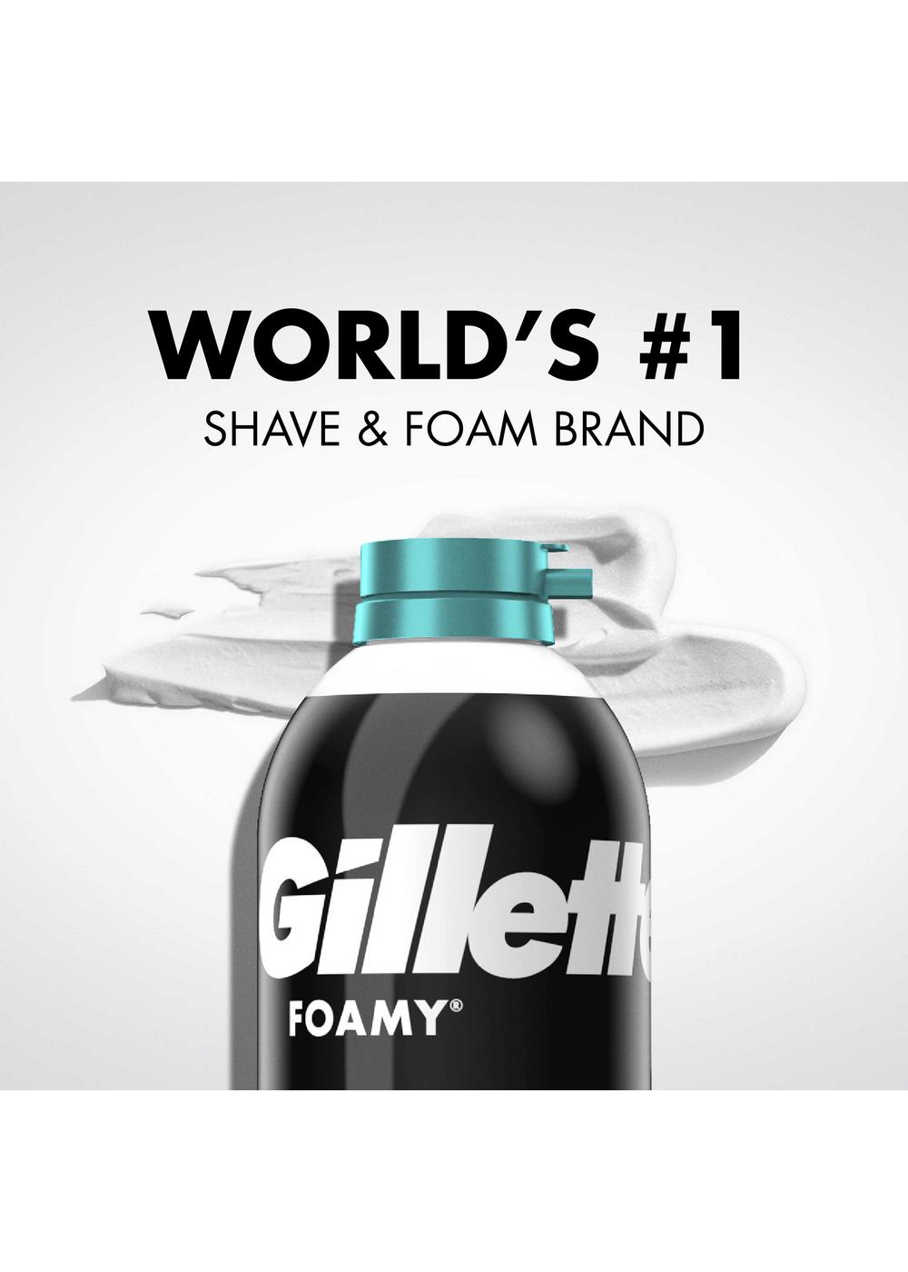 Gillette Foamy Shave Foam -  Sensitive; image 4 of 10