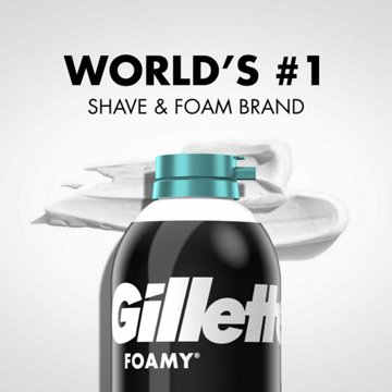 Gillette Foamy Shave Foam -  Sensitive, 11 oz