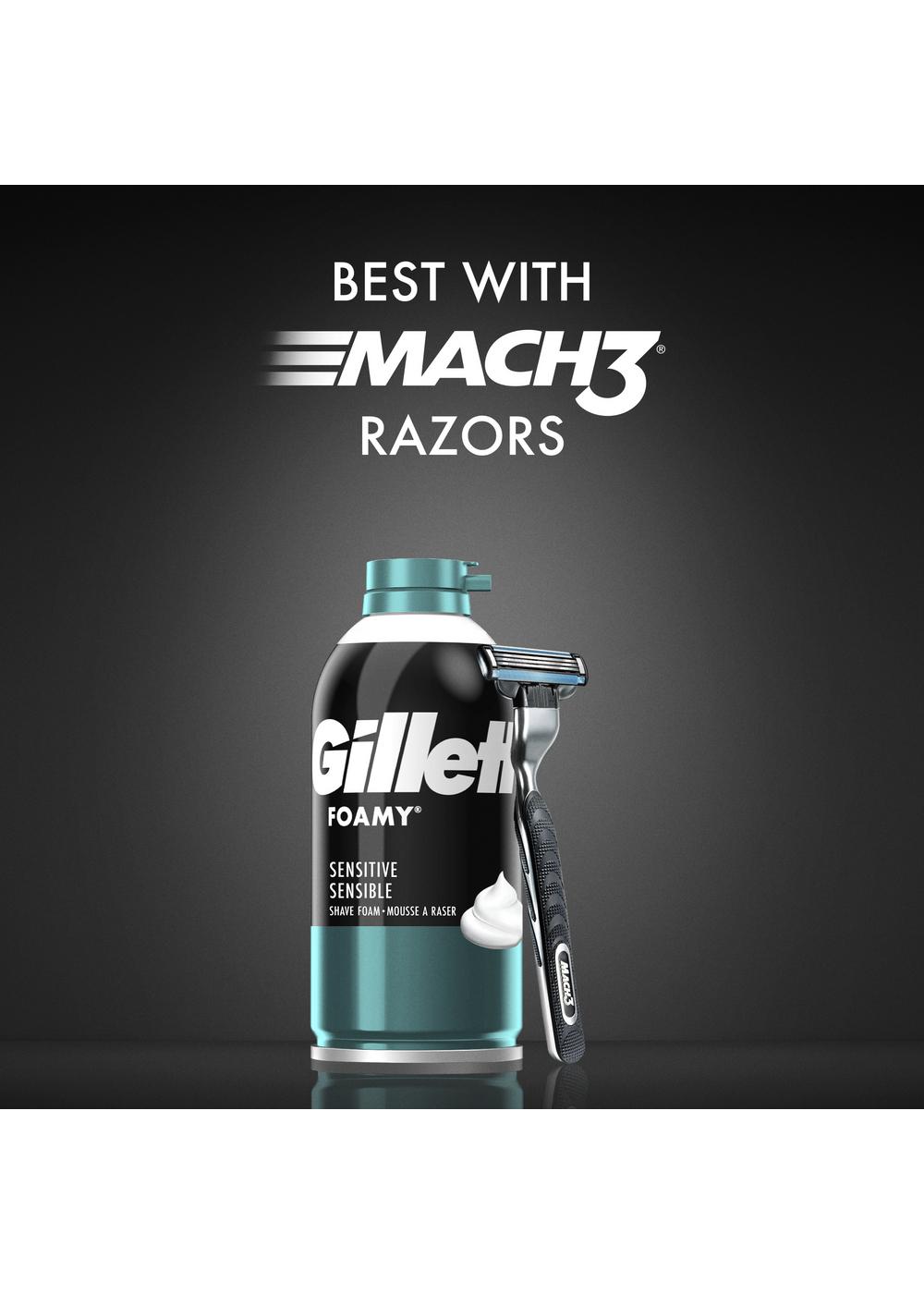 Gillette Foamy Shave Foam -  Sensitive; image 7 of 10