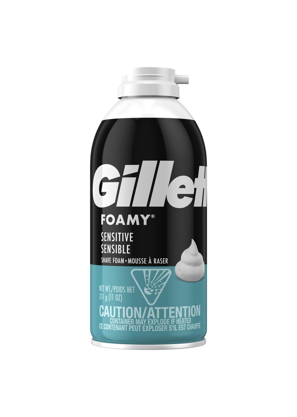 Gillette Foamy Shave Foam -  Sensitive; image 9 of 10