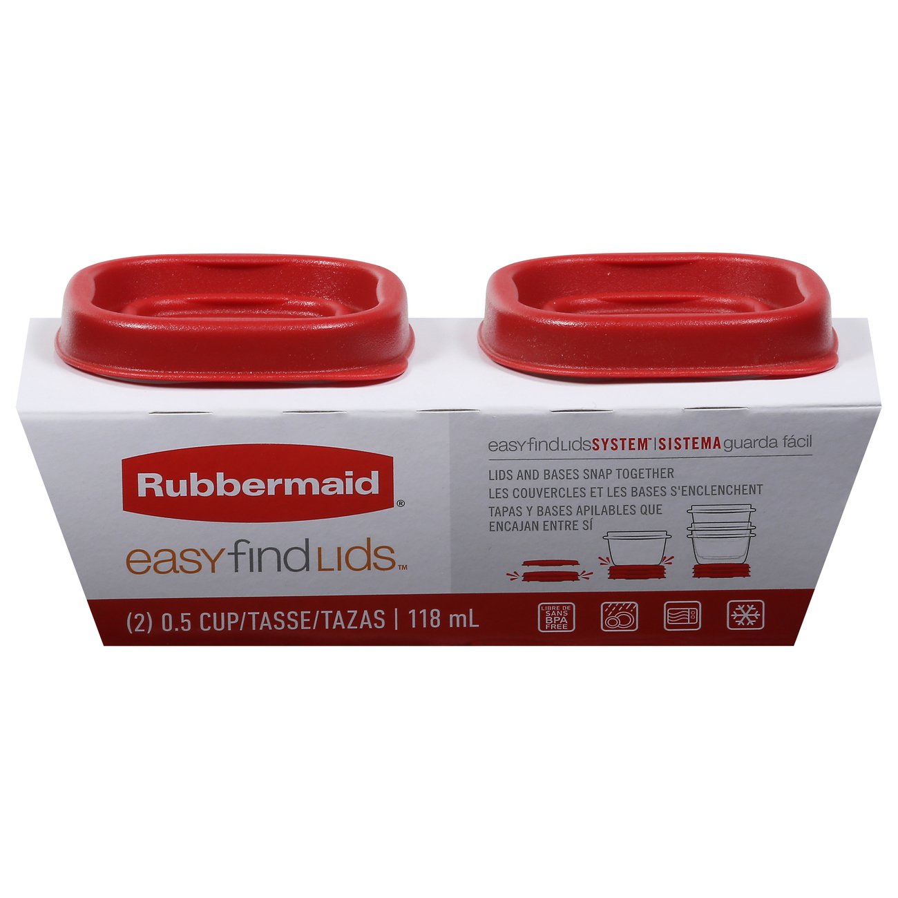 Rubbermaid Easy Find Lid Tabs Set - Shop Food Storage at H-E-B