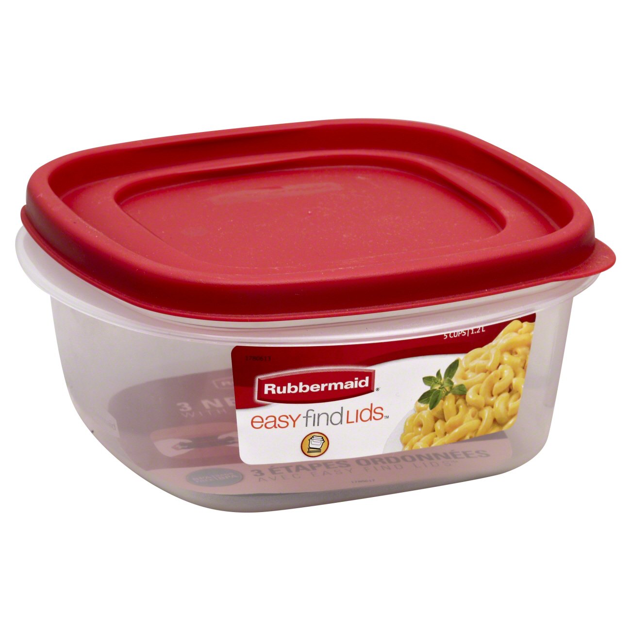Rubbermaid Easy Find Lids Food Storage Container 5 cup - Shop Kitchen &  Dining at H-E-B