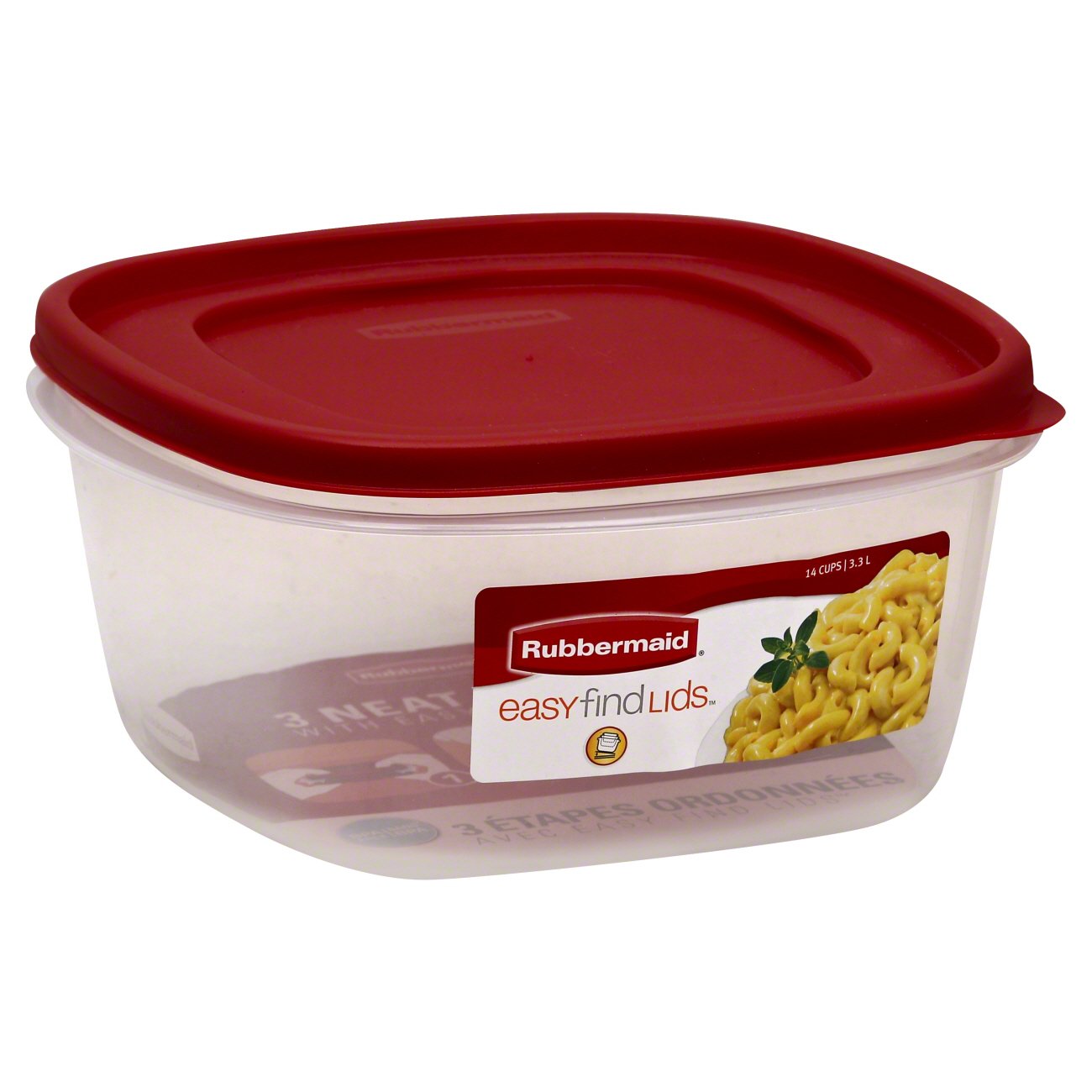 Rubbermaid Easy Find Lids Food Storage Container 14 Cup Shop Food Storage At H E B 