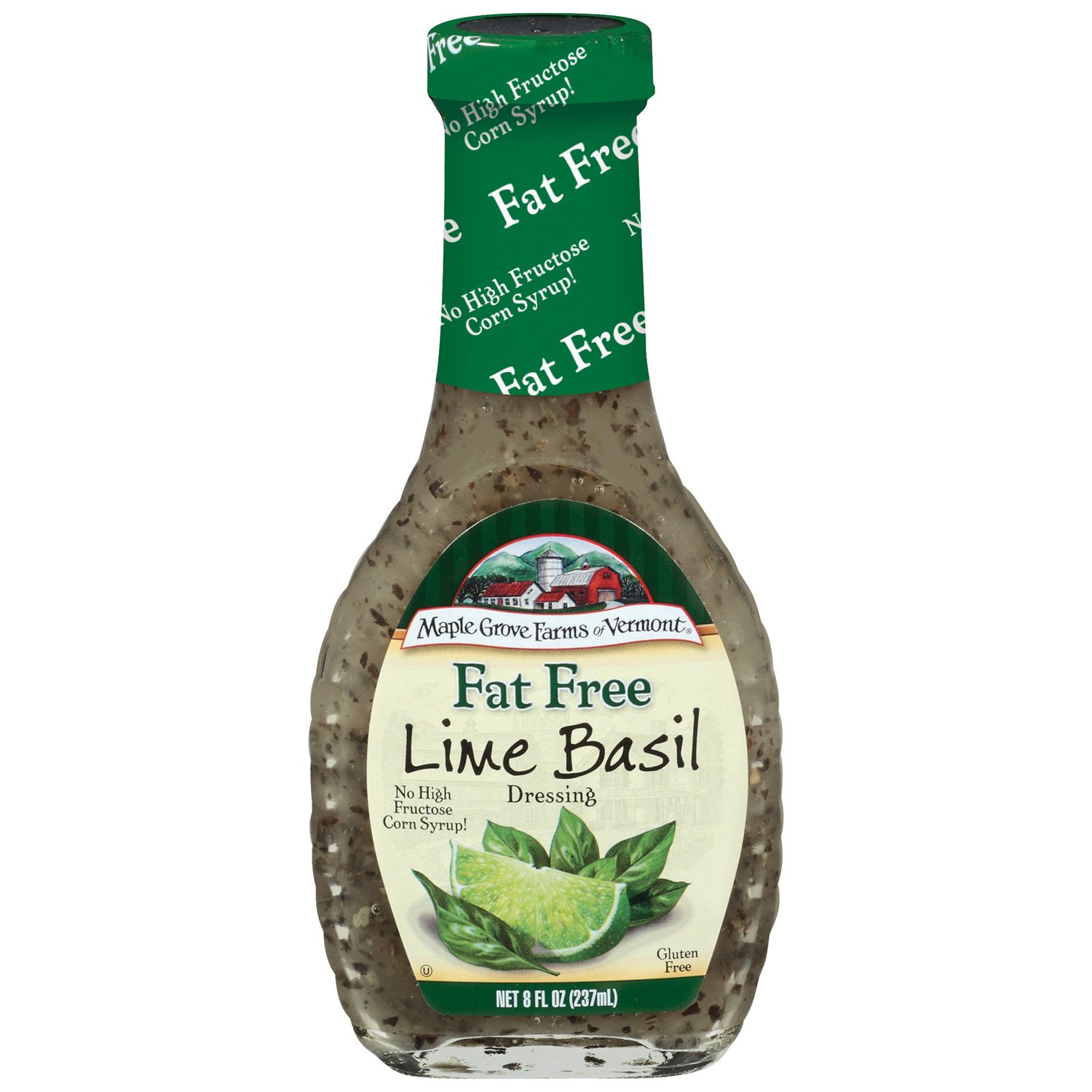 Maple Grove Farms of Vermont Fat Free Lime Basil Vinaigrette Dressing