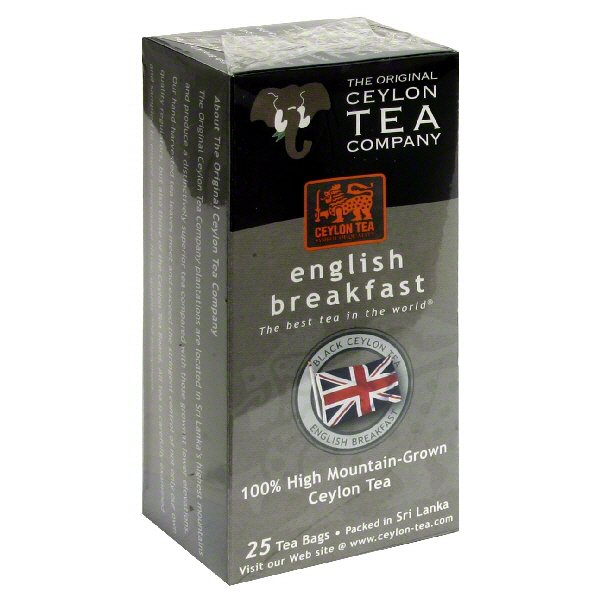 The Original Ceylon Tea Company English Breakfast Black Ceylon Tea Bags Shop Tea at HEB