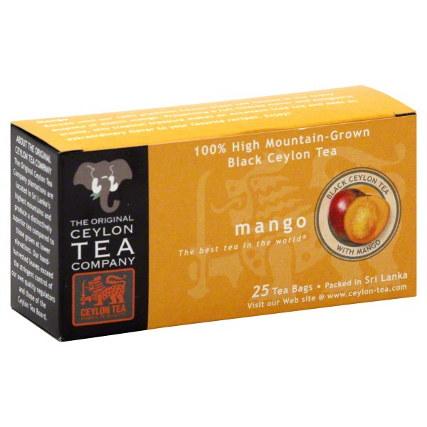The Original Ceylon Tea Company Mango Black Ceylon Tea Bags Shop Tea at HEB