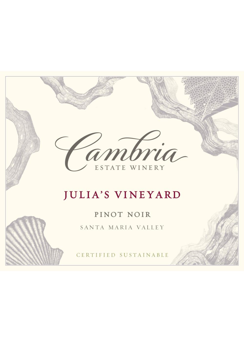 Cambria Julia's Vineyard Pinot Noir Red Wine; image 2 of 2