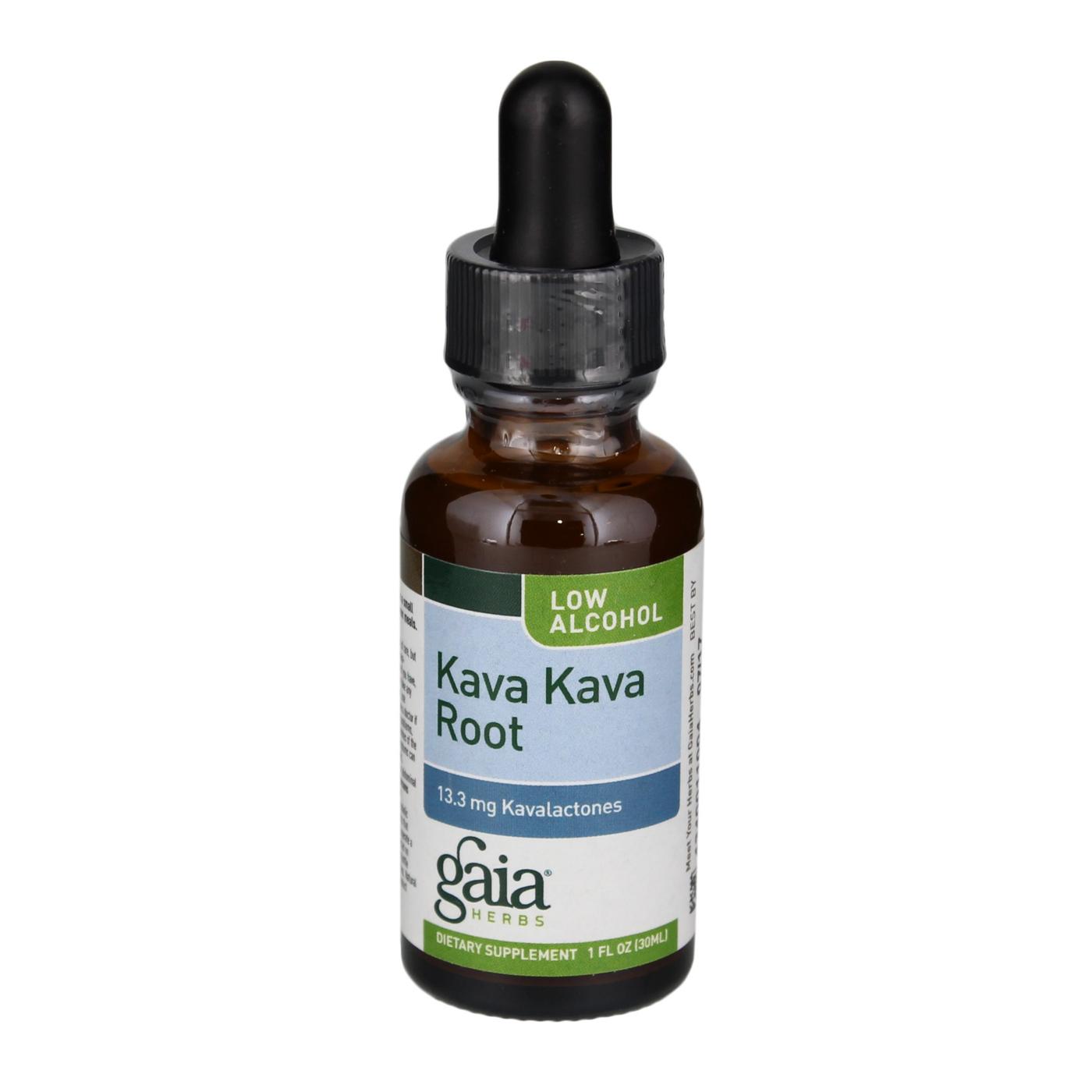 Gaia Herbs Low Alcohol Kava Kava Root Low Extract Shop Herbs