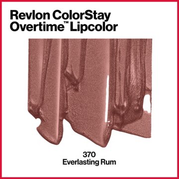 Revlon ColorStay Overtime Lipcolor, Long Wearing Liquid Lipstick, 370 Everlasting Rum