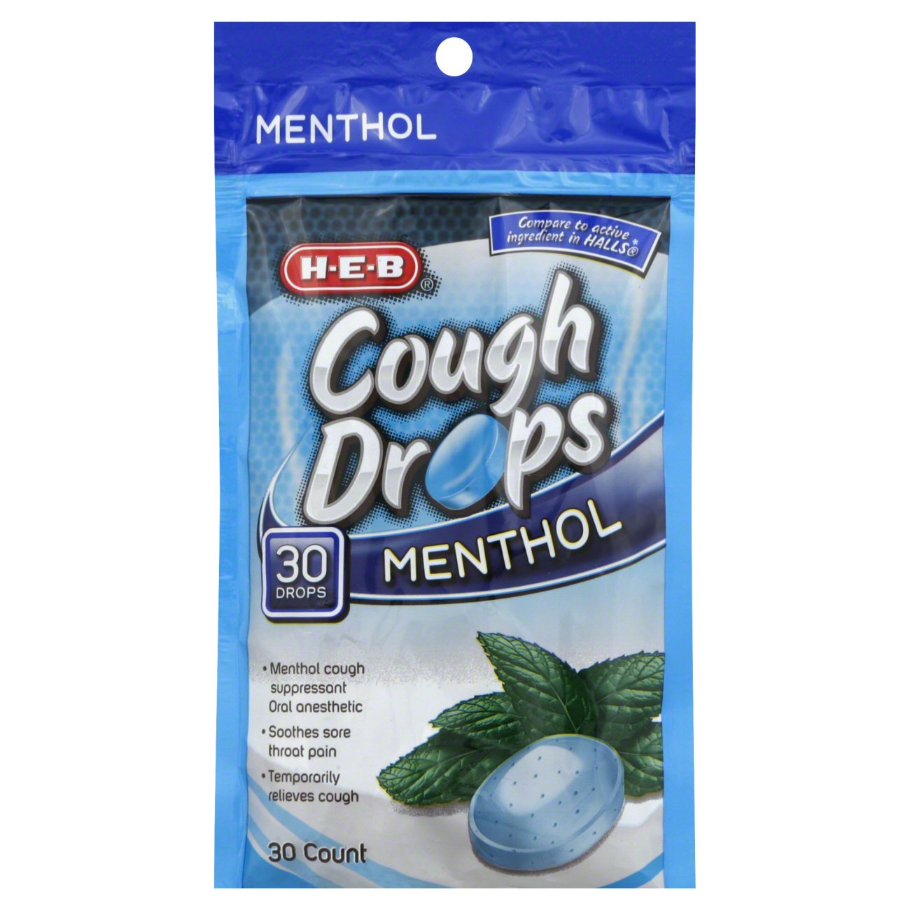 HEB Menthol Cough Drops Shop Cough, Cold & Flu at HEB