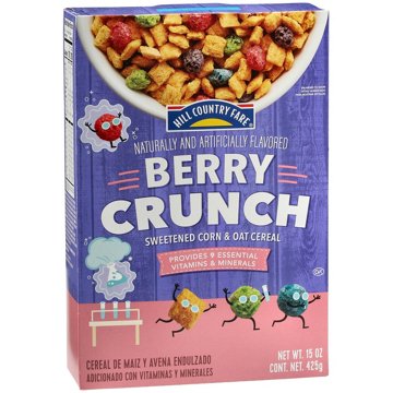 Hill Country Fare Berry Crunch Cereal, 15 oz