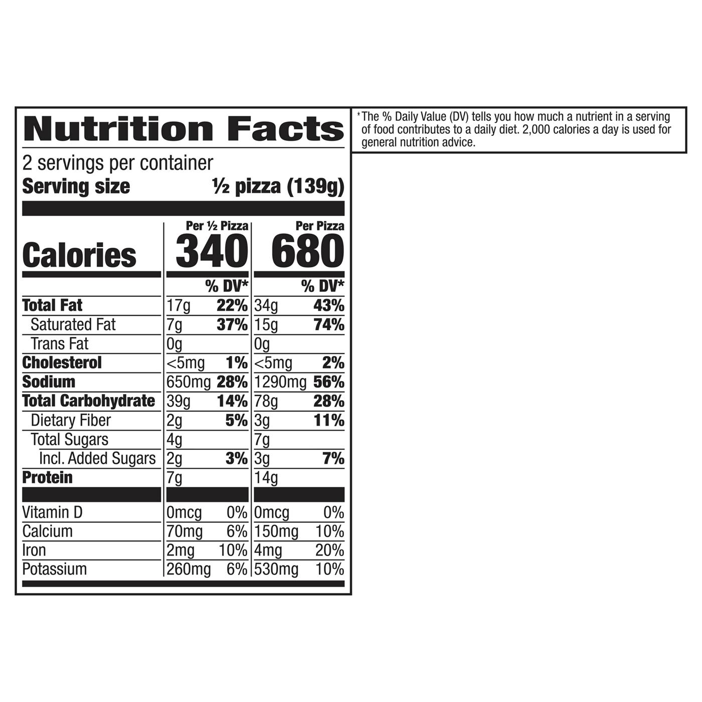 Totino's Triple Cheese Party Pizza; image 3 of 3