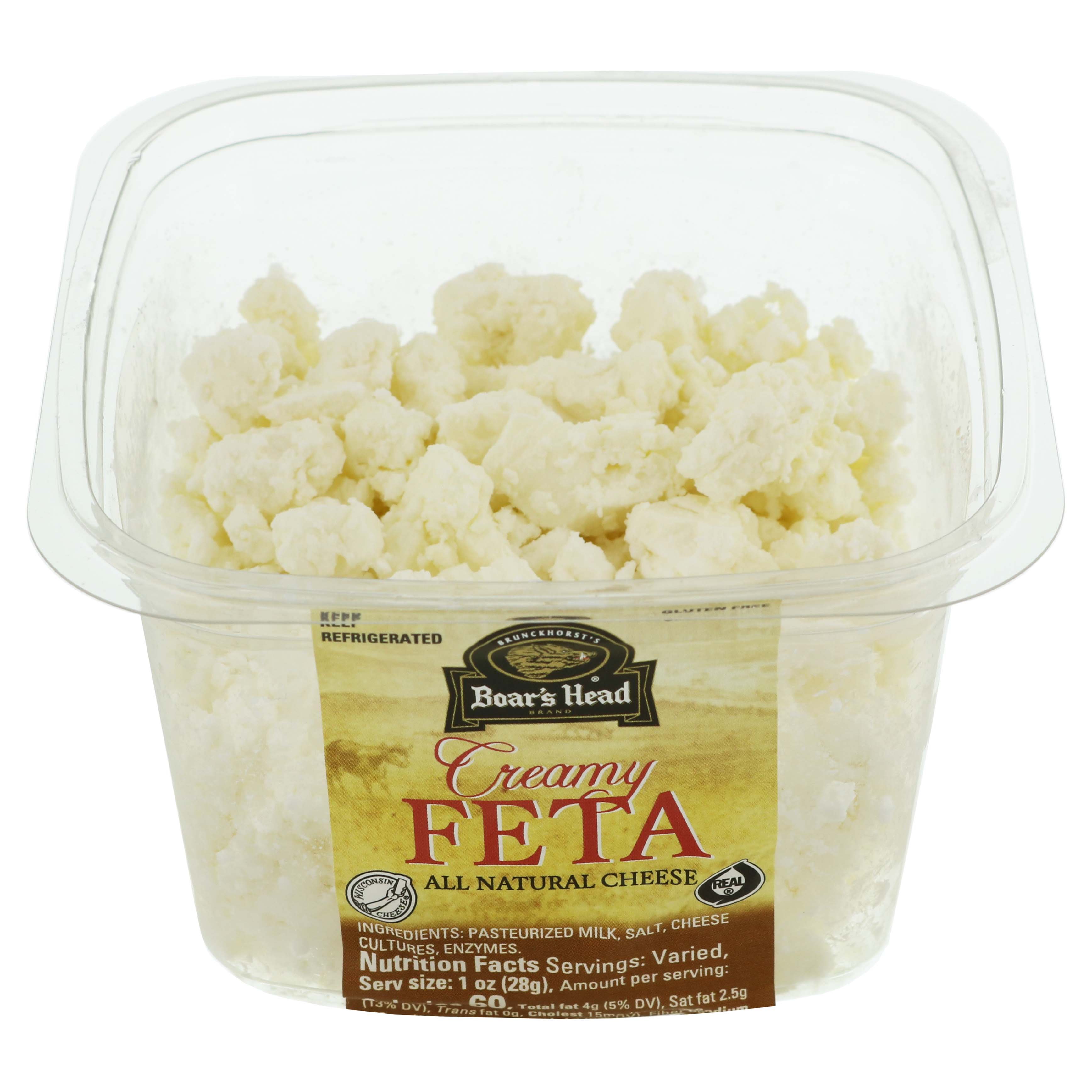 Delicately Crumbled Boar's Head Feta Cheese For Savory Creations