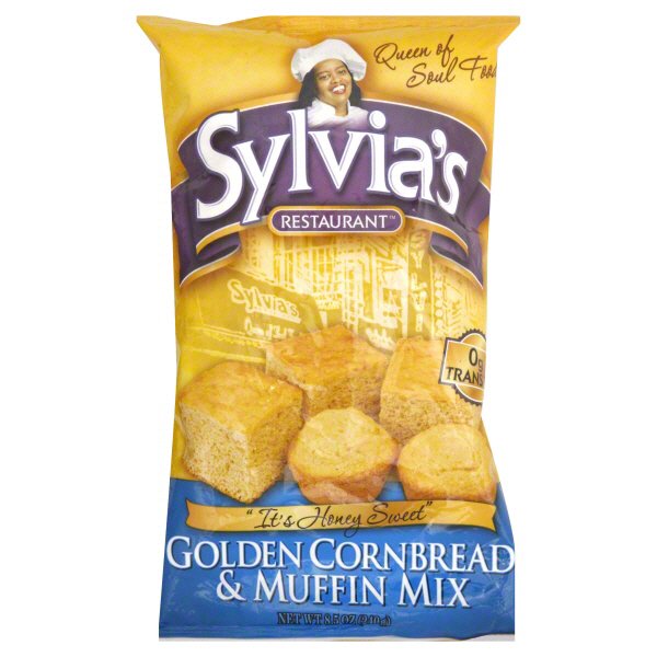 Sylvia's Restaurant Cornbread Muffin Mix - Shop Sylvia's ...