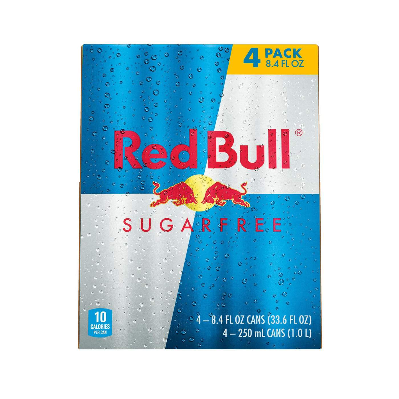 Red Bull Sugar Free Energy Drink 4 pk Cans; image 1 of 5