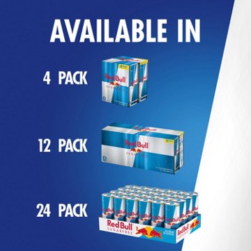 Red Bull Sugar Free Original Energy Drink 4 pk Cans, 8.4 oz