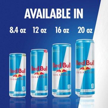 Red Bull Sugar Free Original Energy Drink 4 pk Cans, 8.4 oz