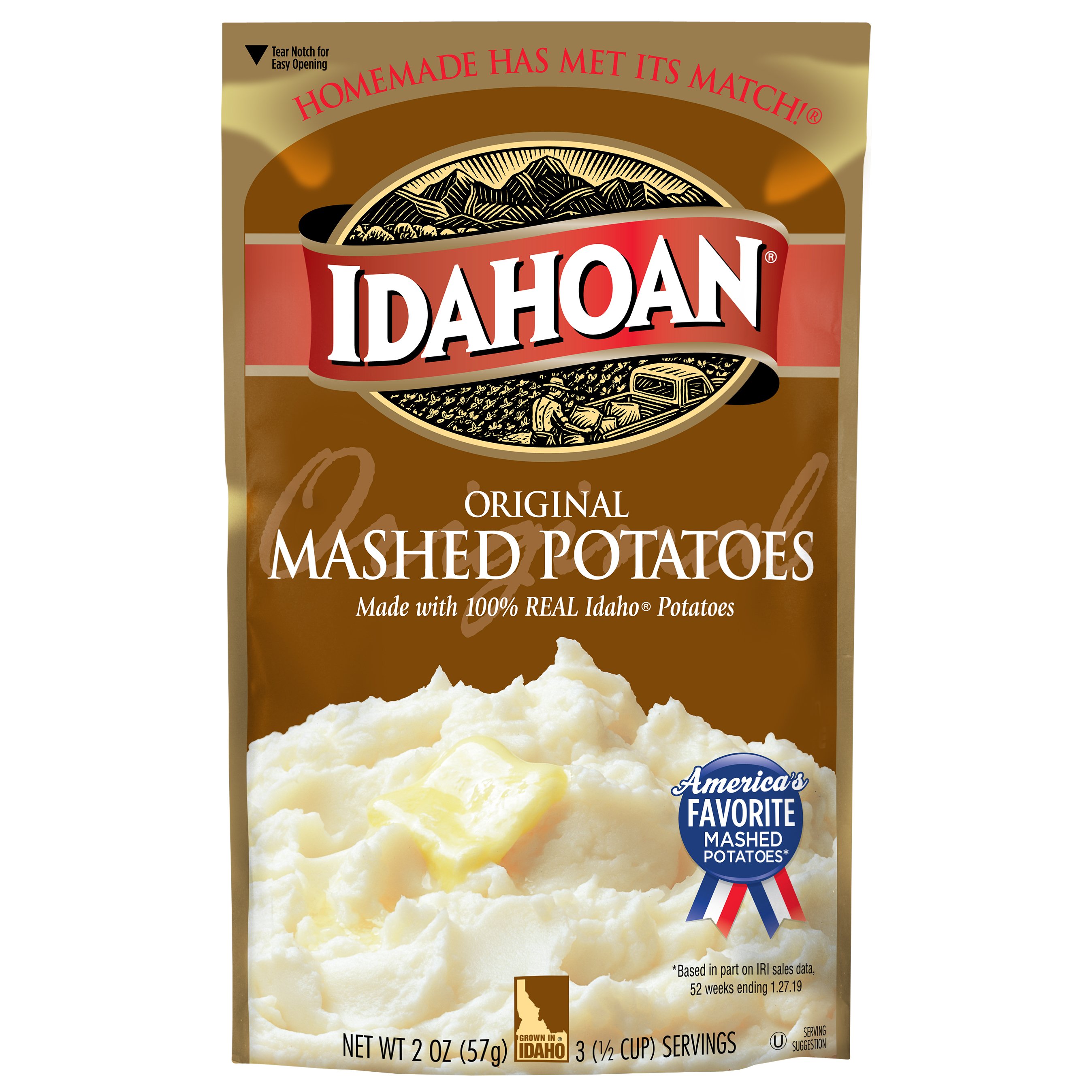 Idahoan Original Mashed Potatoes Shop Pantry Meals at HEB
