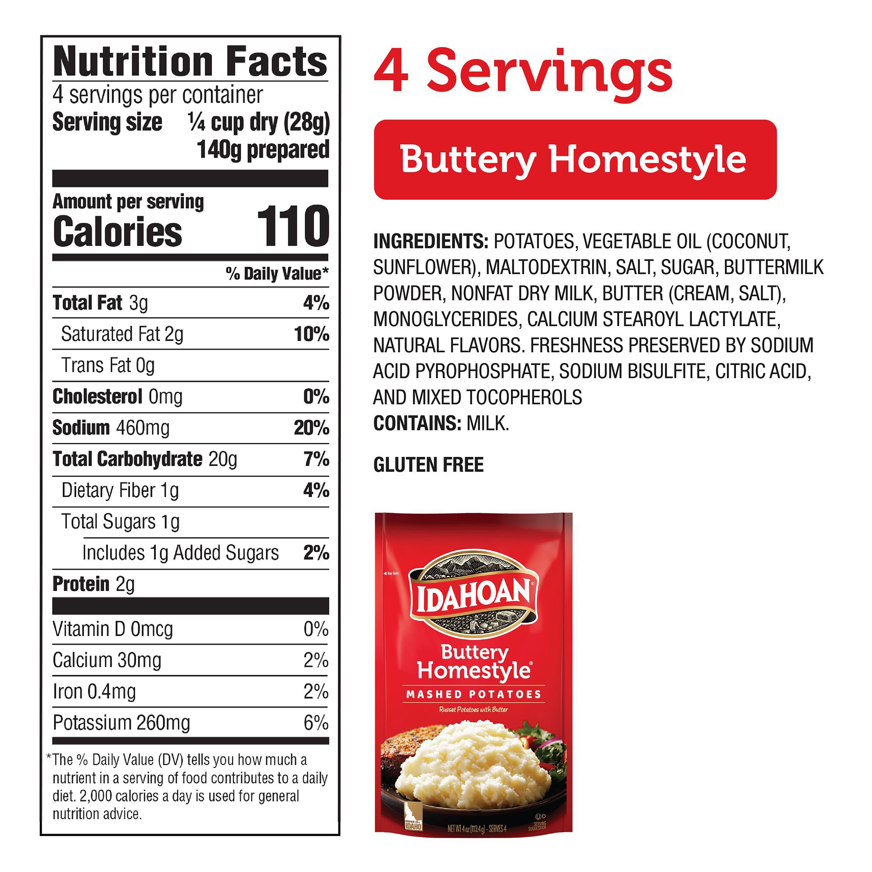 Idahoan Buttery Homestyle Mashed Potatoes