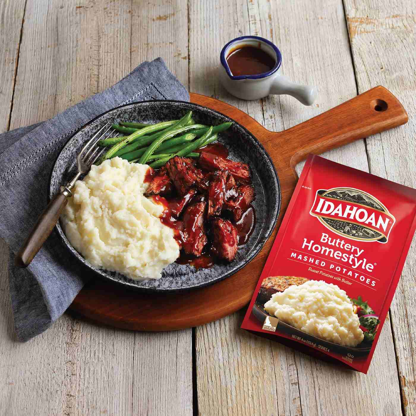 Idahoan Buttery Homestyle Mashed Potatoes; image 4 of 4